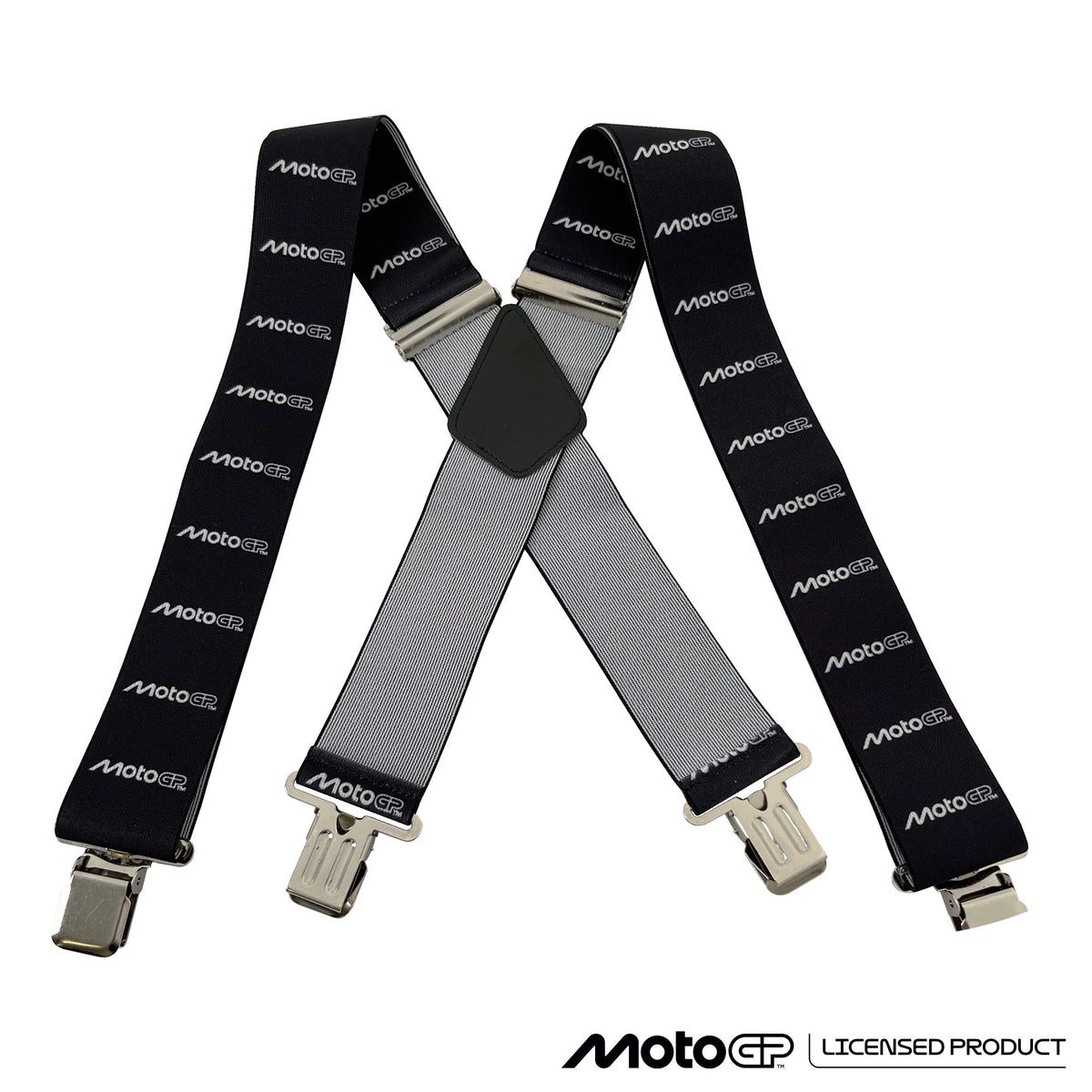MotoGP Rider Braces With MotoGP Logo Black White