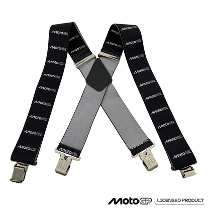 MotoGP Rider Braces With MotoGP Logo Black White