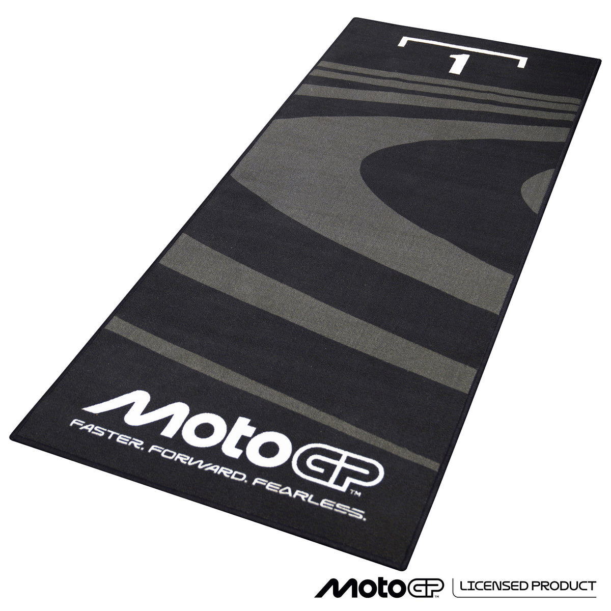 MotoGP Faster Forward Fearless Garage Pit Mat (190 X 80cm)