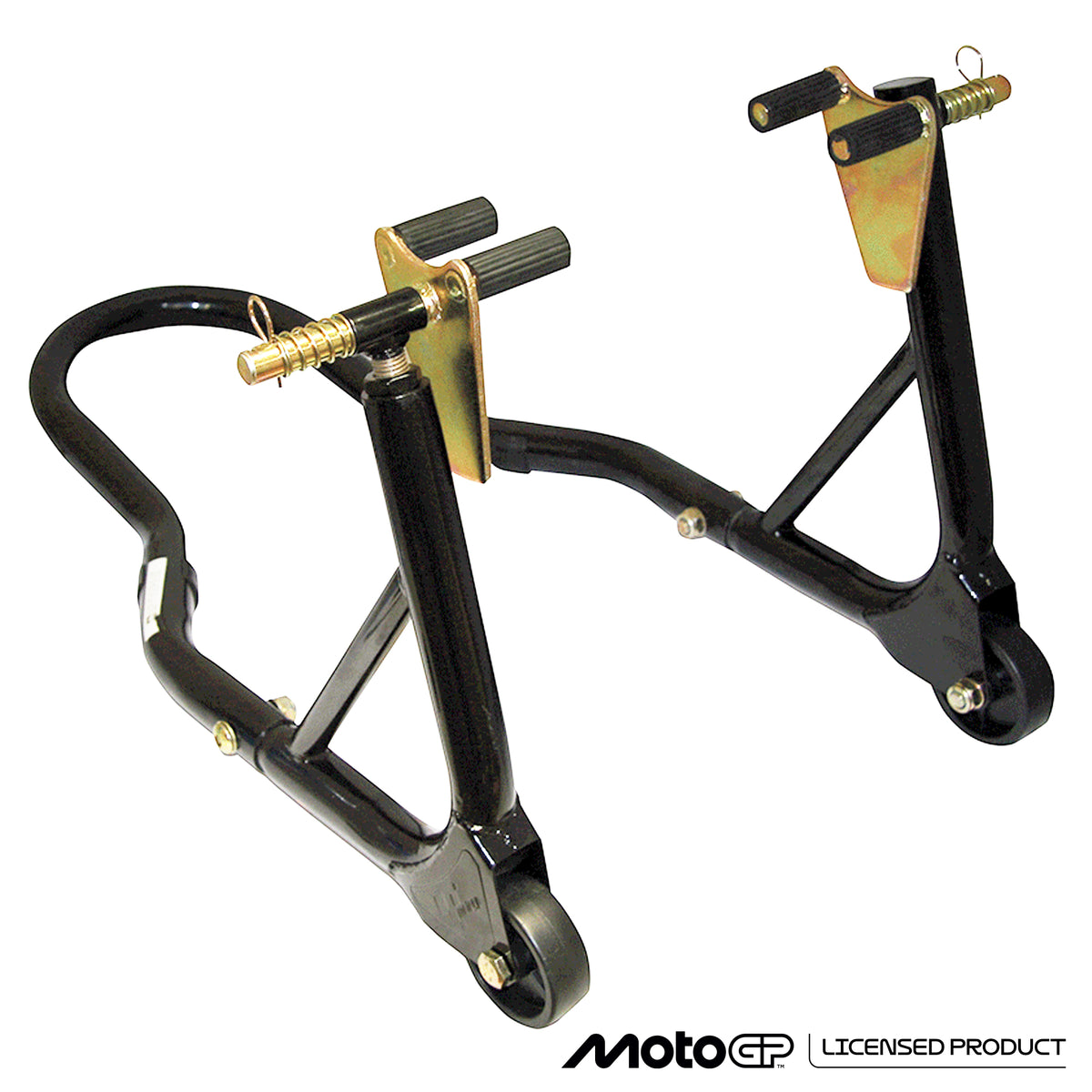 MotoGP Front Paddock Stand With Round Tubing - Black