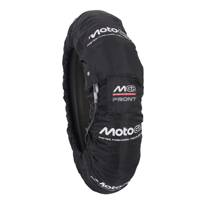 MotoGP Tyre Warmer Set - Front 120/70-17 - Rear 180-190/55-17 (UK 3 Pin Plug)
