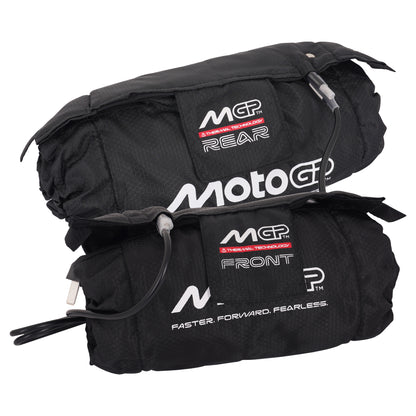 MotoGP Tyre Warmer Set - Front 120/70-17 - Rear 200/55-17 (UK 3 Pin Plug)