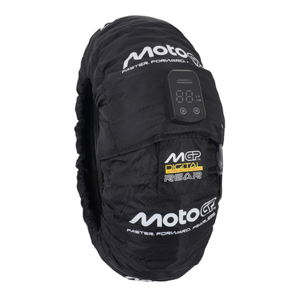 MotoGP Digital Tyre Warmers Set for Front 120/70-17- Rear 180-190/55-17 with Euro 2 Pin Plug
