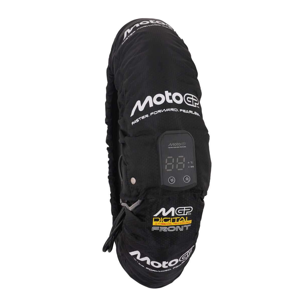 MotoGP Digital Tyre Warmers Set for Front 120/70-17- Rear 180-190/55-17 with Euro 2 Pin Plug