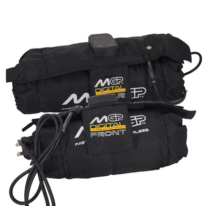 MotoGP Digital Tyre Warmers Set for Front 120/70-17- Rear 180-190/55-17 with Euro 2 Pin Plug