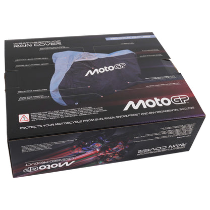 MotoGP Rain Cover - Black/Grey - XL Fits 1200cc And Over