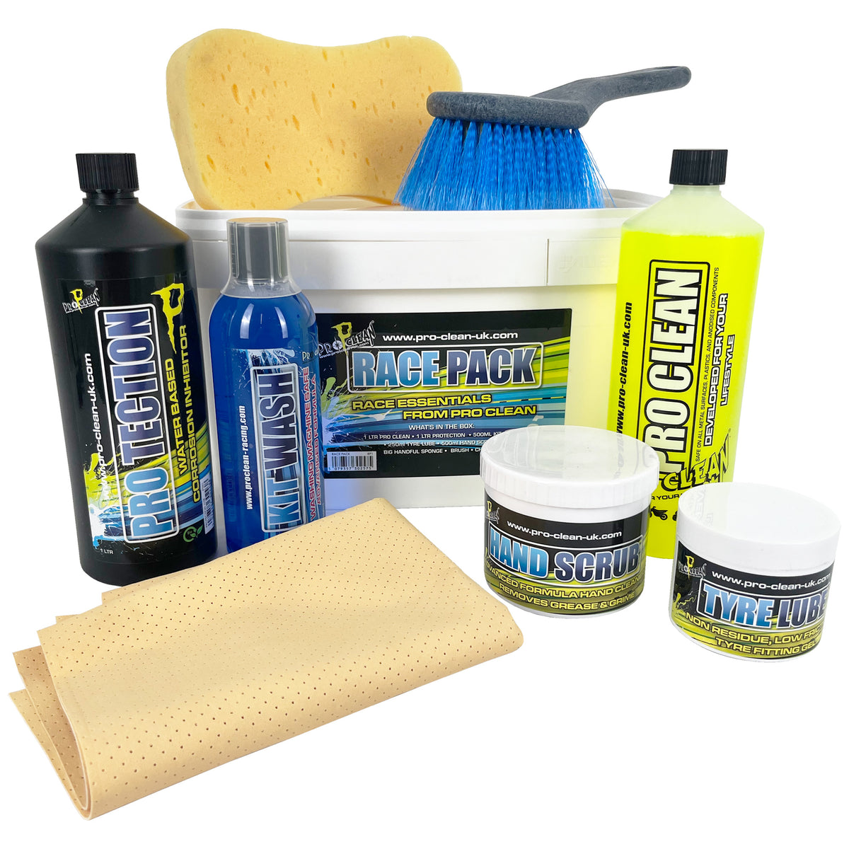 Pro Clean Motocross Race Pack – Complete Cleaning & Maintenance Kit