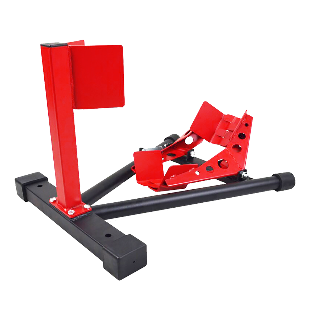 BikeTek Series Five Front Wheel Chock - Black/Red