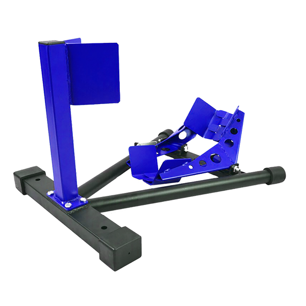 BikeTek Series Five Front Wheel Chock - Black/Blue