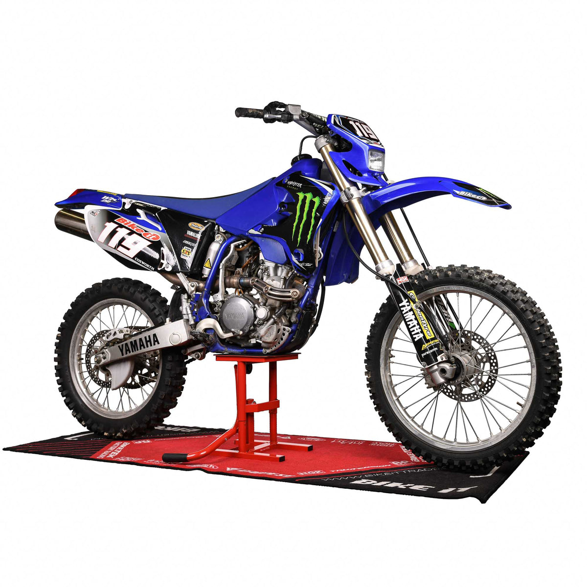 BikeTek Off Road Lift Up Jack Stand - Red
