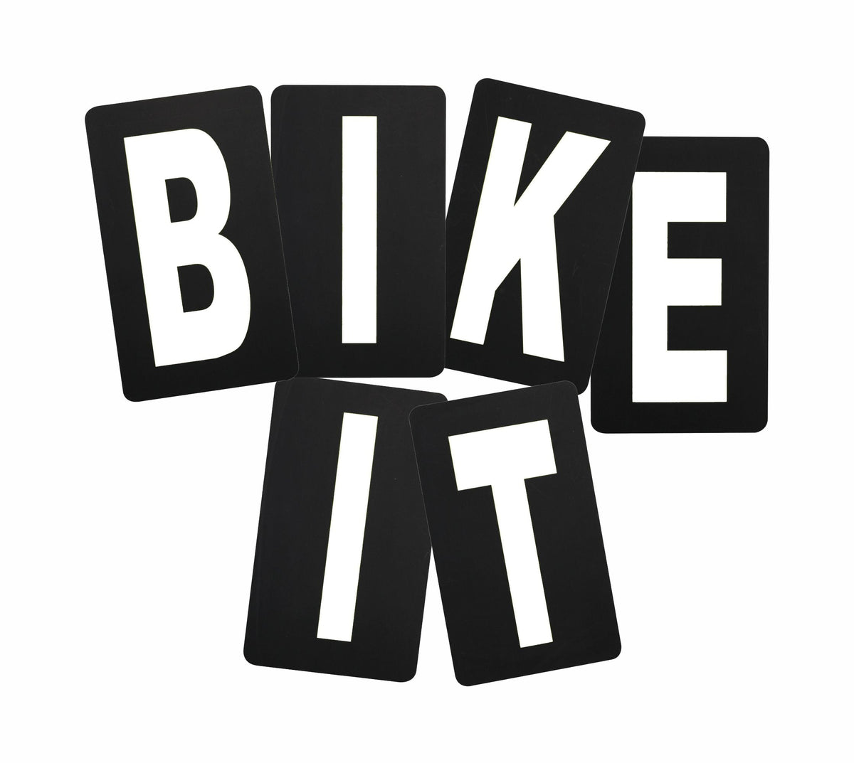 Spare White Letter For BikeTek Pitboard