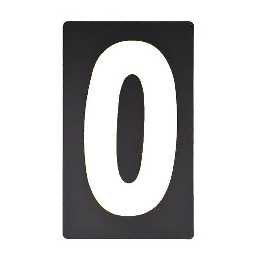 Spare White Pitboard Number