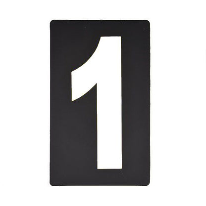 Spare White Pitboard Number
