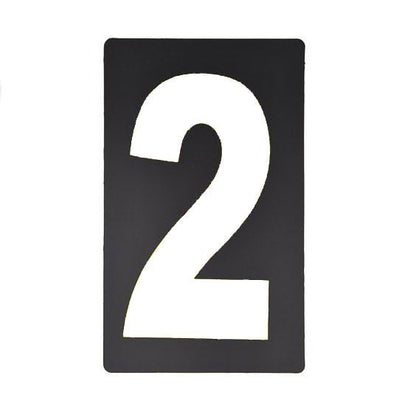 Spare White Pitboard Number