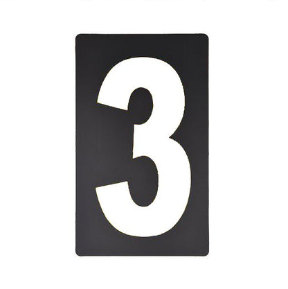 Spare White Pitboard Number