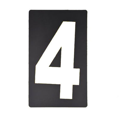 Spare White Pitboard Number