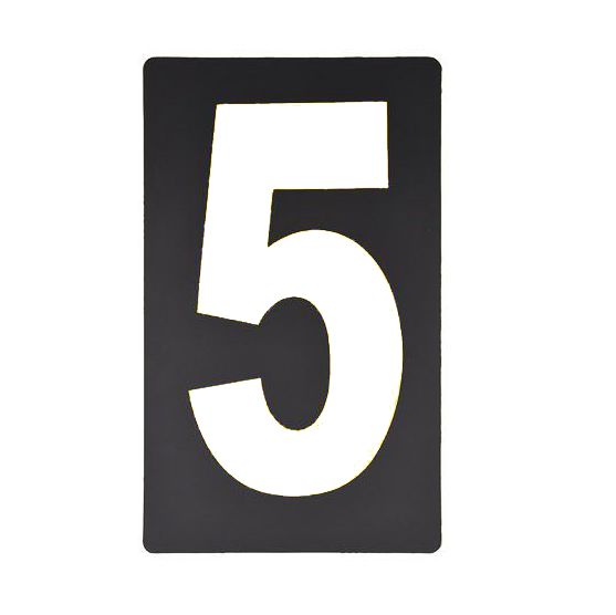 Spare White Pitboard Number