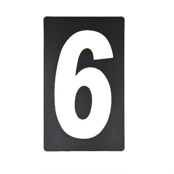 Spare White Pitboard Number