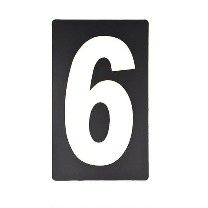 Spare White Pitboard Number