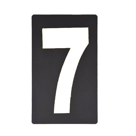 Spare White Pitboard Number