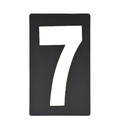 Spare White Pitboard Number