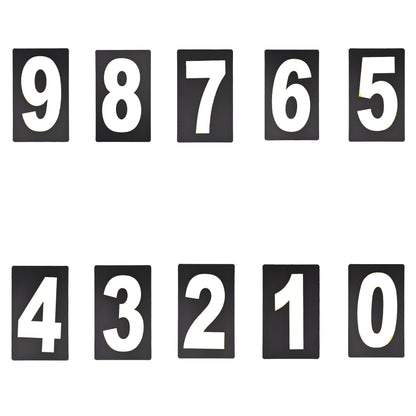 Spare White Pitboard Number