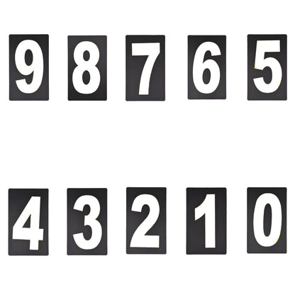Spare White Pitboard Number
