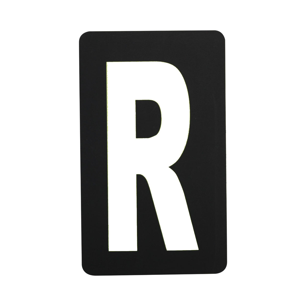 Spare White Letter For BikeTek Pitboard