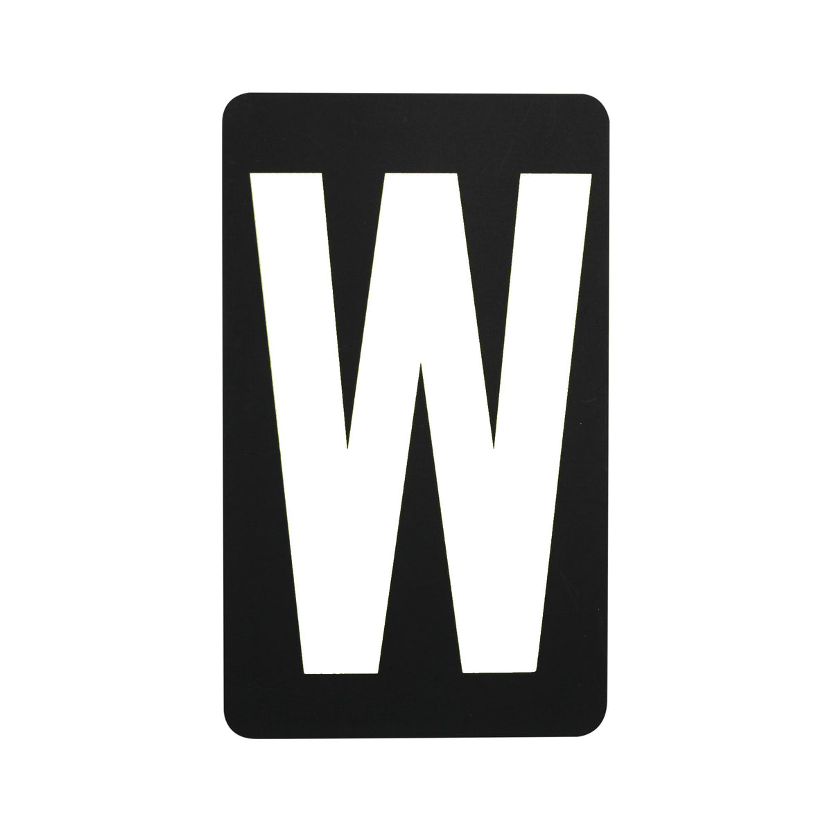 Spare White Letter For BikeTek Pitboard
