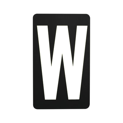 Spare White Letter For BikeTek Pitboard