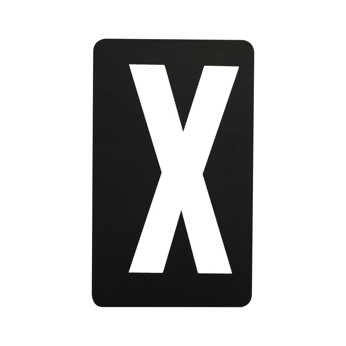 Spare White Letter For BikeTek Pitboard