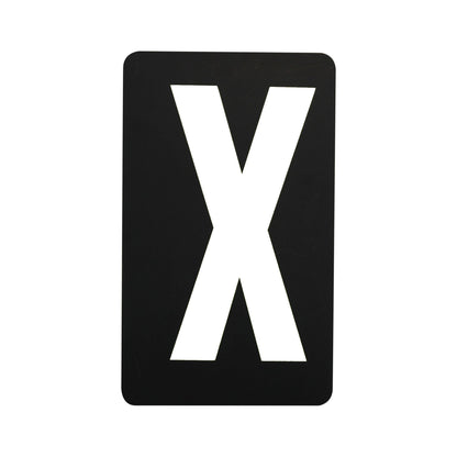 Spare White Letter For BikeTek Pitboard