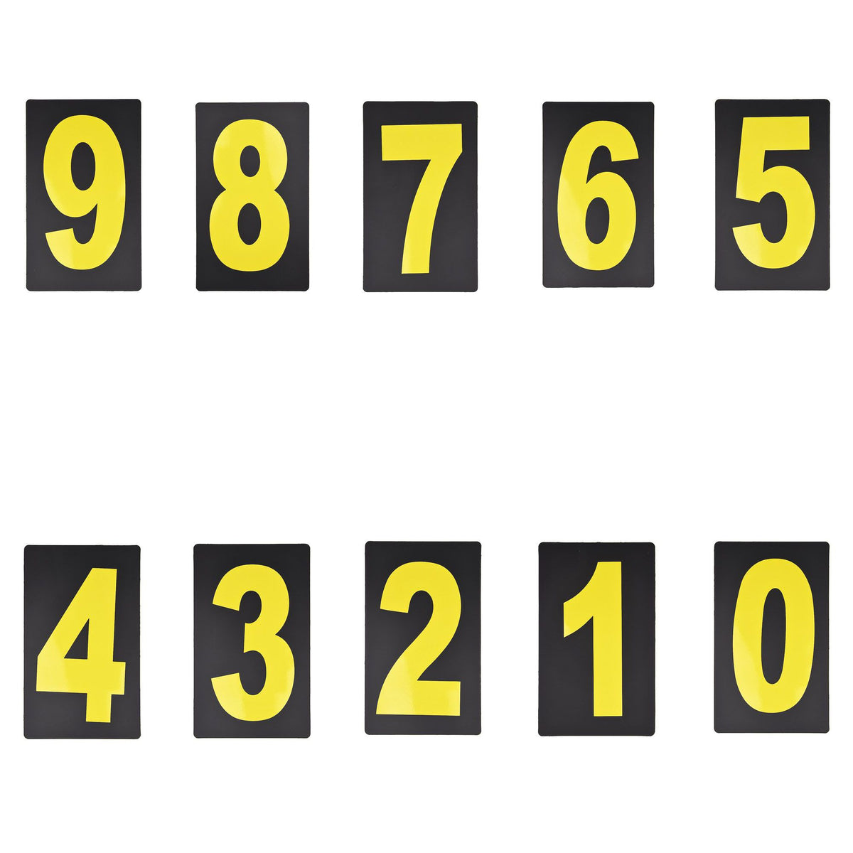 Spare Yellow Pitboard Number