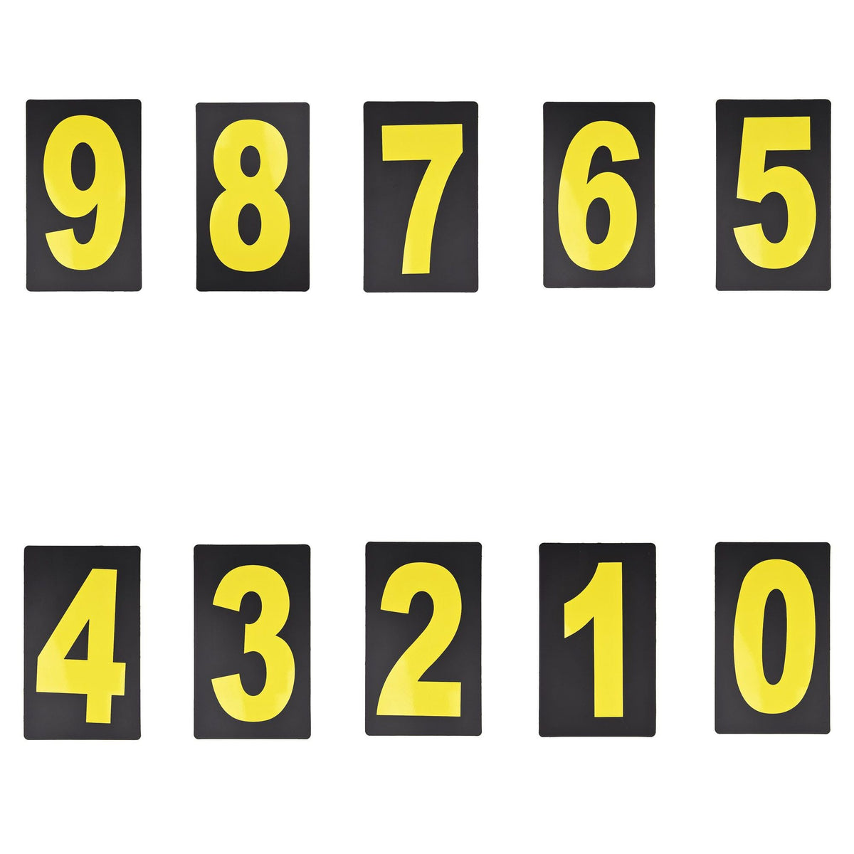 Spare Yellow Pitboard Number