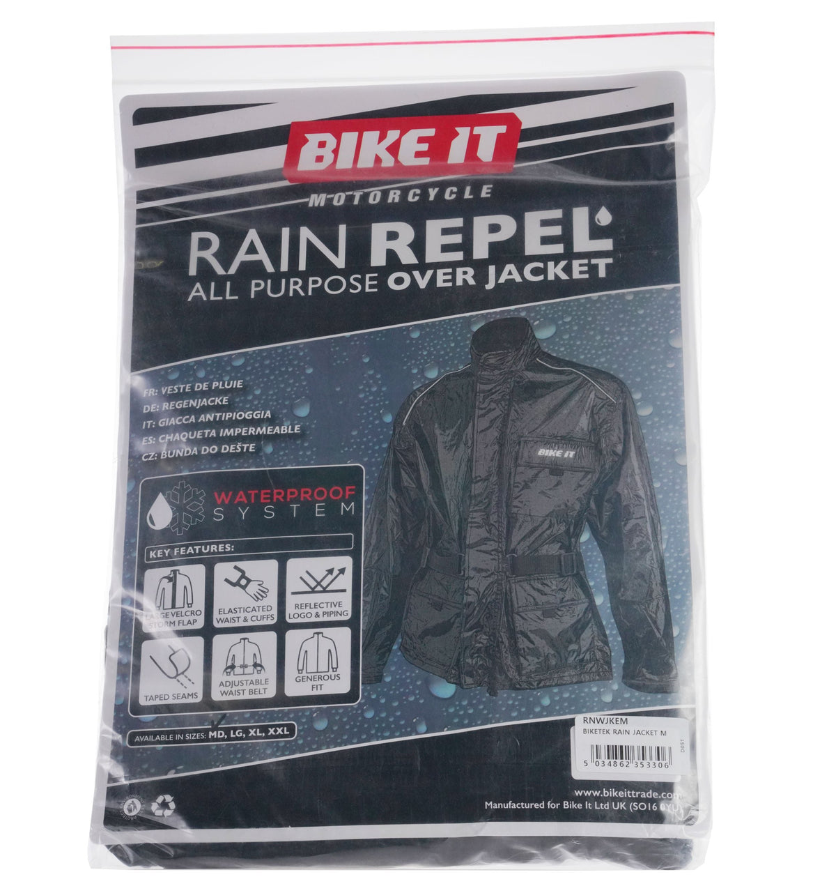 BikeTek Rain Jacket