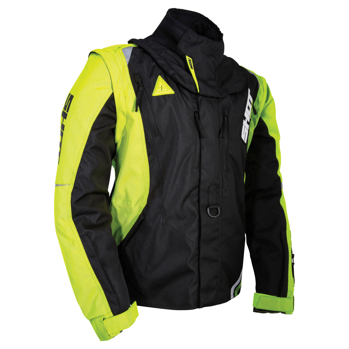 Shot Flexor Advance Adult Enduro Jacket - Neon Yellow
