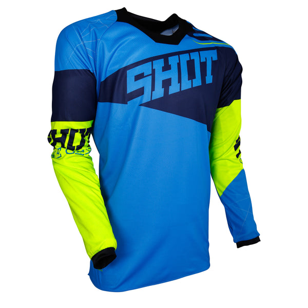 Shot Contact Infinite Blue Adults Motocross Jersey