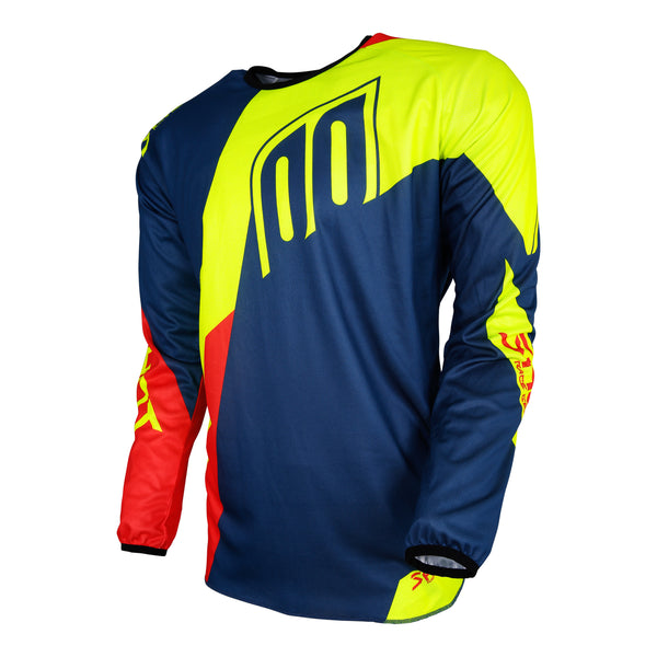 Shot Devo Alert Blue Adults Motocross Jersey