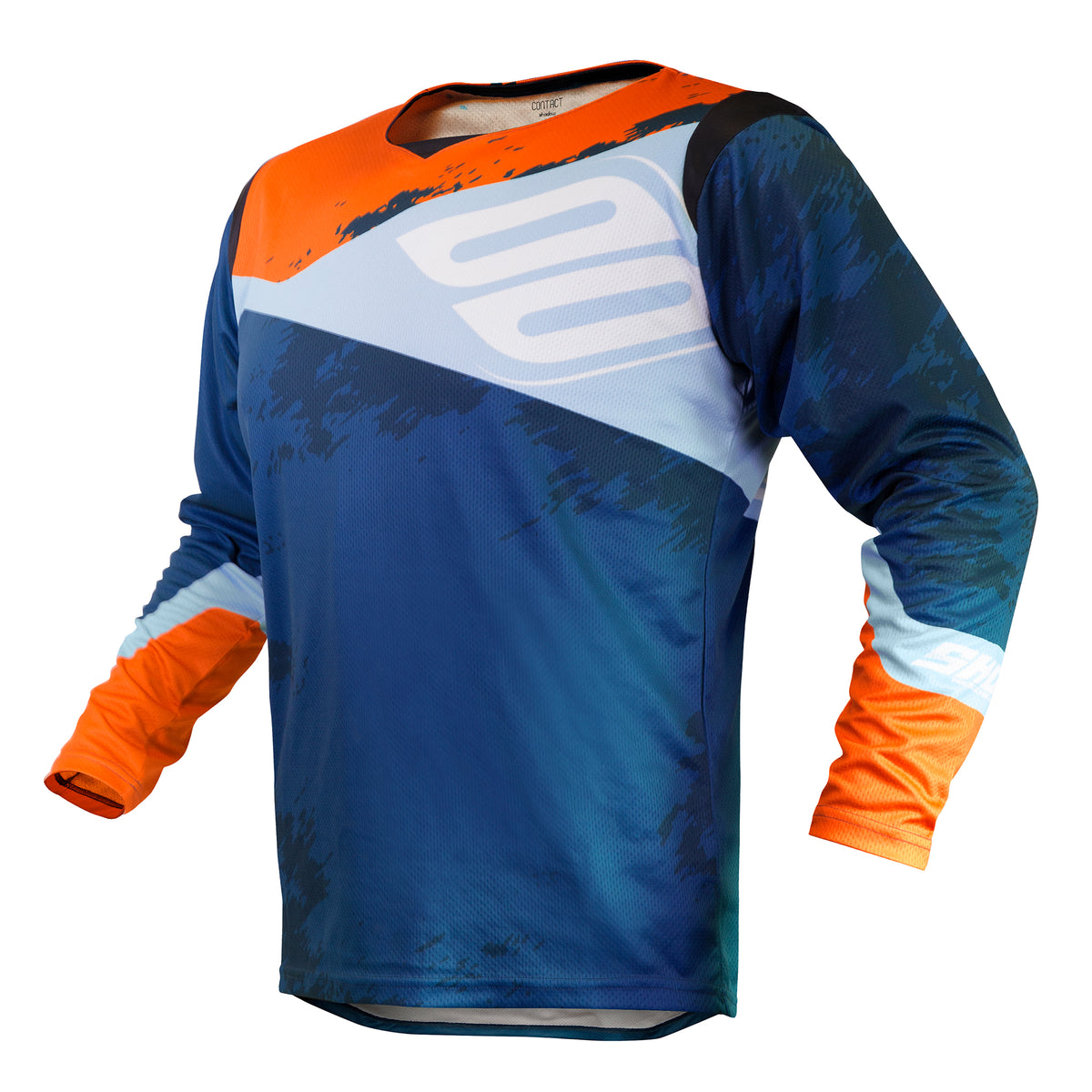 Shot Contact Motocross Jersey Adult - Shadow Blue Orange