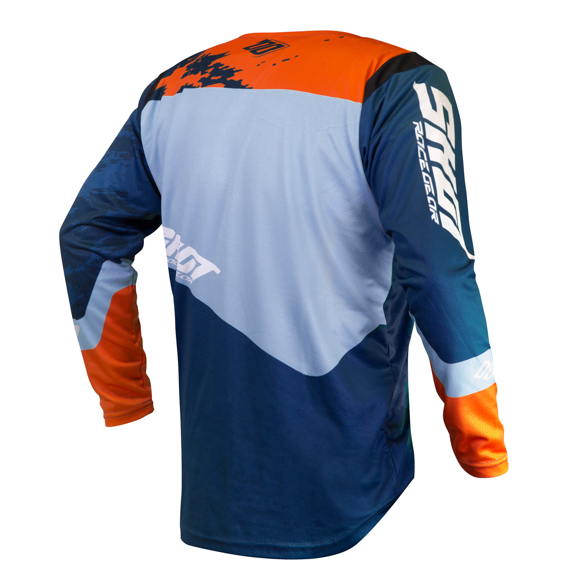 Shot Contact Motocross Jersey Adult - Shadow Blue Orange