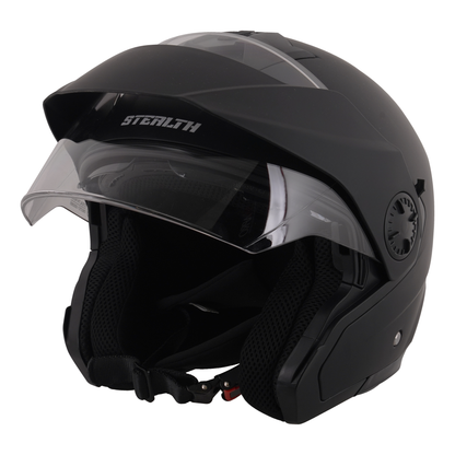 Stealth Metro Open Face Helmet - Matt Black