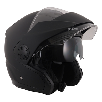 Stealth Metro Open Face Helmet - Matt Black