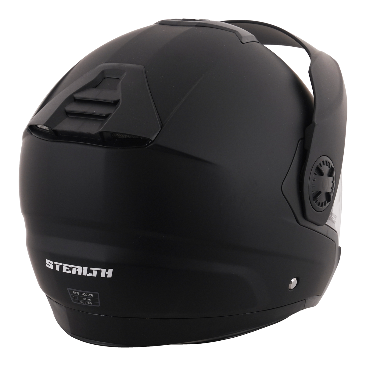 Stealth Metro Open Face Helmet - Matt Black