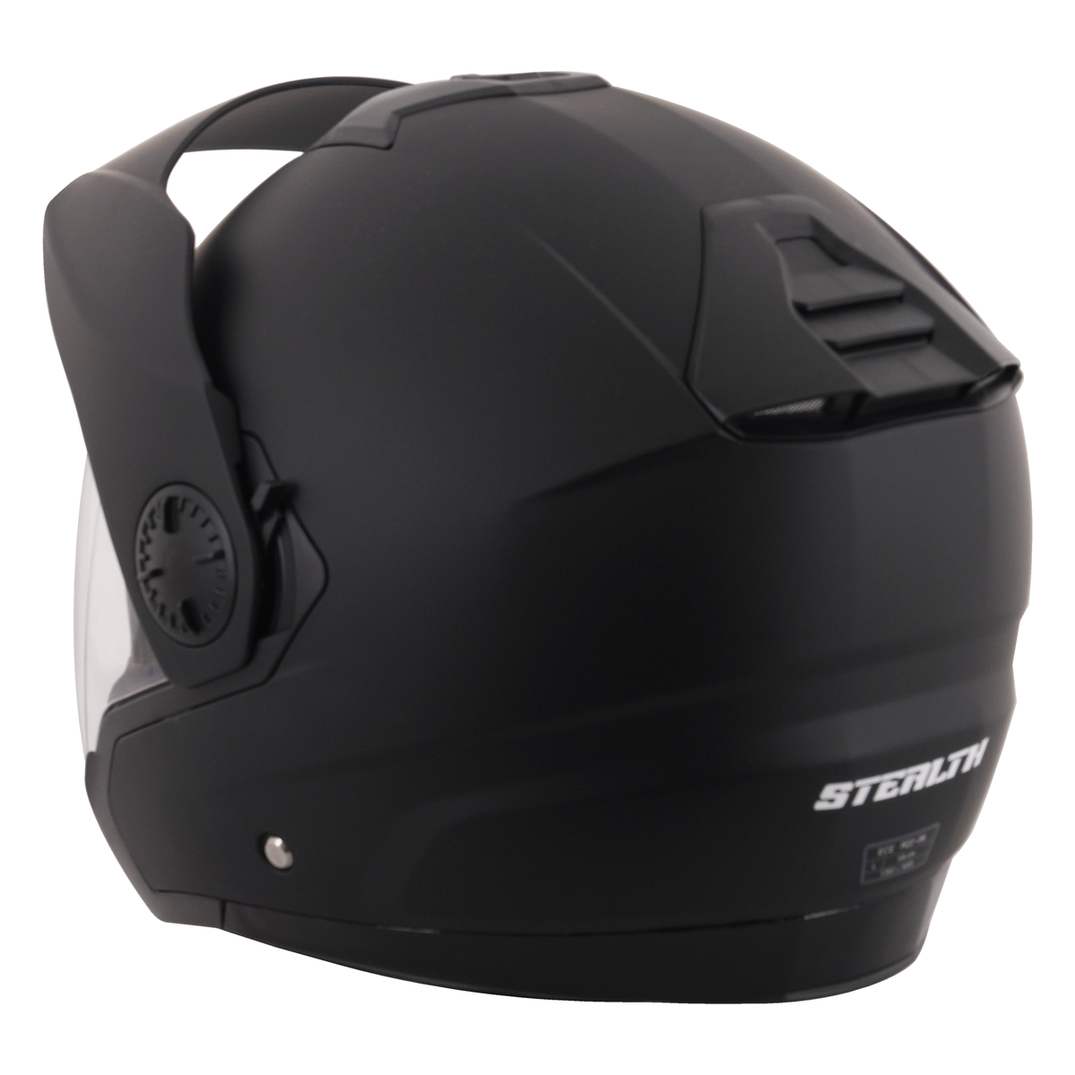 Stealth Metro Open Face Helmet - Matt Black