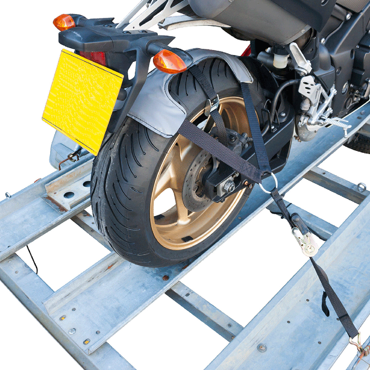 BikeTek Tiedown Tyre Fix – Motorcycle Transport Restraint System