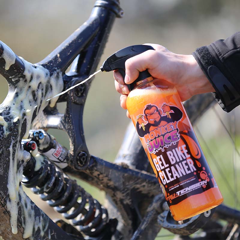 Tru-Tension Pack of 6 Monkey Juice Gel Bike Cleaner 1L