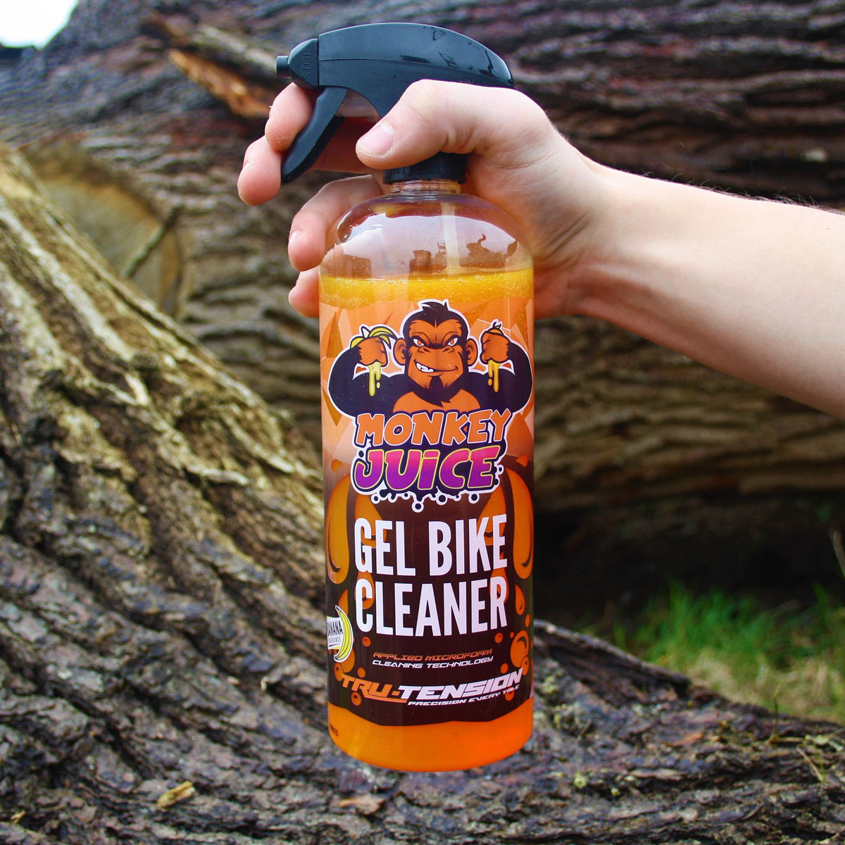 Tru-Tension Pack of 6 Monkey Juice Gel Bike Cleaner 1L