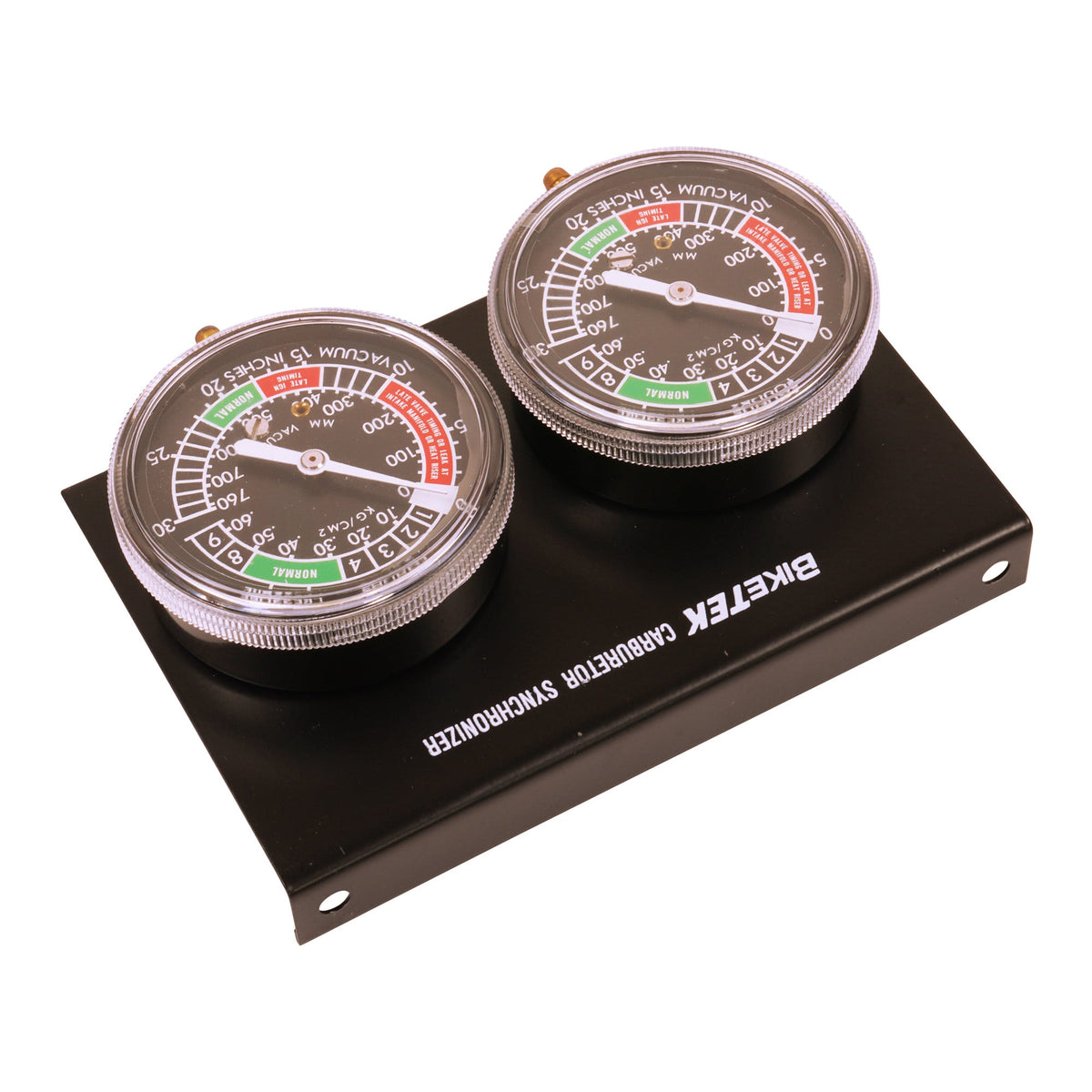 BikeTek Vacuum Gauge 2 Cylinder