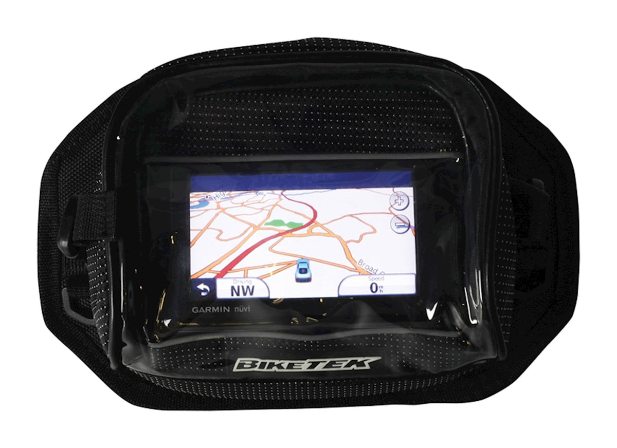 BikeTek Handlebar/Yoke Mounted Sat Nav Pouch