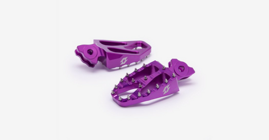 PURPLE FOOTPEG SET